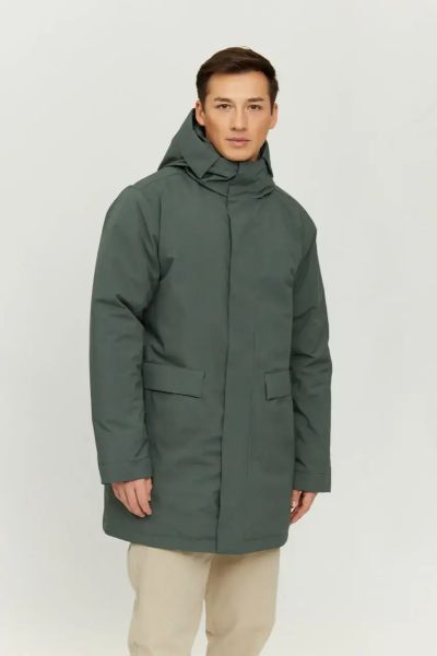 Mazine Herren Parka Jay flaschengrün Recycling Material