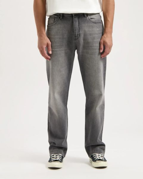 Kuyichi Loose-fit Jeans Larry Faded-Grey Nachhaltig Lässig