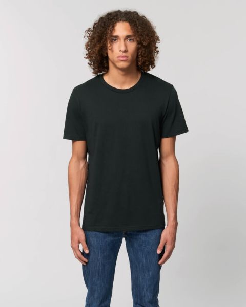 Oikos fairtrade Basic T-Shirt unbedrucktes Unisex Schwarz