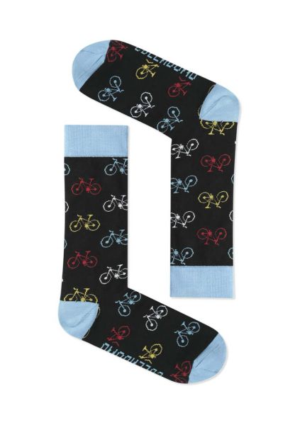 Greenbomb Bunte Fahrrad Allover Socken Nachhaltig Bequem