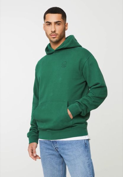 Recolution Sweat à capuche Olive Smiley