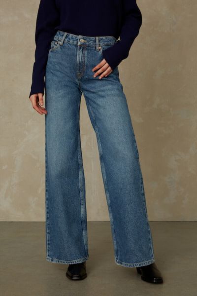 Kings-of-Indigo Damen Jeans Flared-Leg Jane High Waist