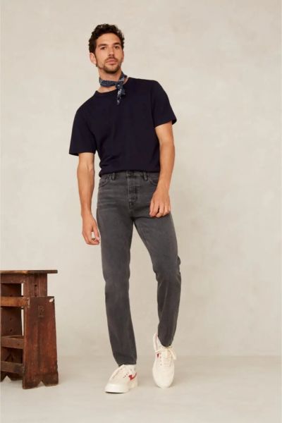 Kings-of-Indigo Jerrick Jeans Herren Tapered Hologrey nachhaltig