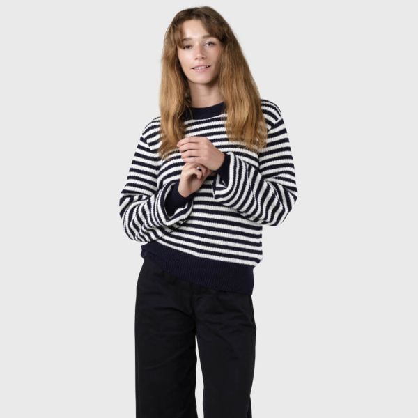 Klitmöller maritime striped bat-cut sweater Gunilla